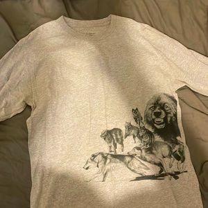 Beware of the wolves long sleeve shirt